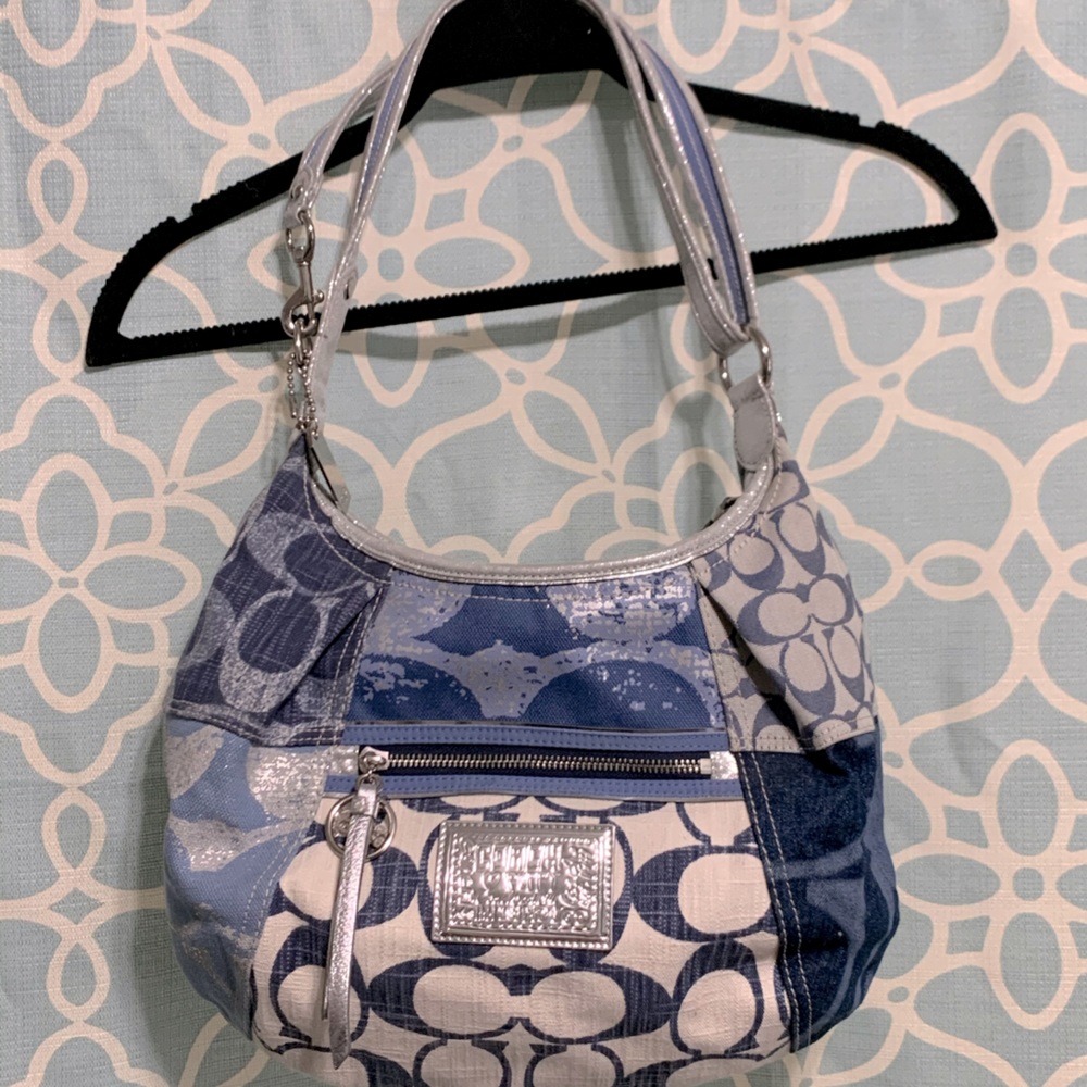 Coach Poppy Denim Purse